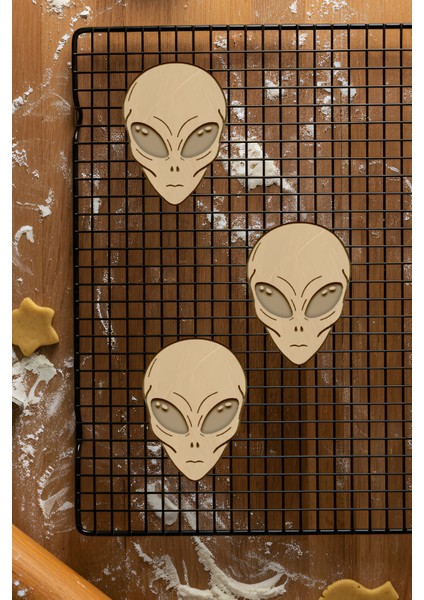 Uzaylı Kurabiye Kalıbı, Hamur Şekillendirici, Bisküvi Kalıbı, Kolay Kesim Ucu fiyatları