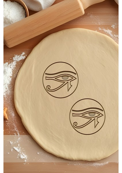 Horus Kurabiye Kalıbı, Hamur Şekillendirici, Bisküvi Kalıbı, Kolay Kesim Ucu
