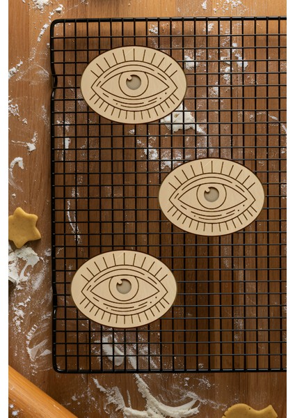 Göz Kurabiye Kalıbı, Hamur Şekillendirici, Bisküvi Kalıbı, Kolay Kesim Ucu fiyatları