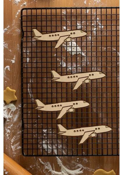 Uçak Kurabiye Kalıbı, Hamur Şekillendirici, Bisküvi Kalıbı, Kolay Kesim Ucu fiyatları