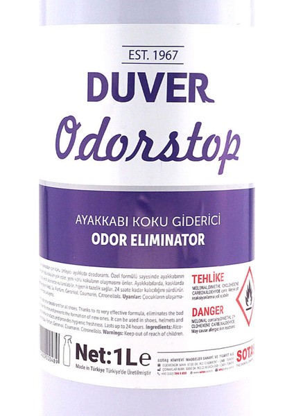Odorstop 1 Litre Ayakkabı Koku Giderici fırsatları