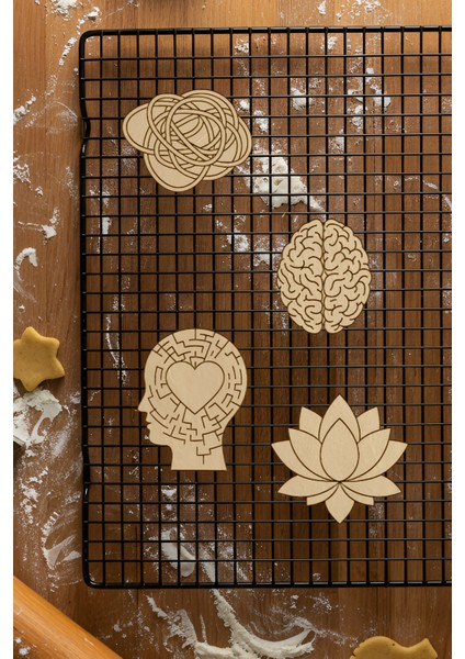 Beyin Seti Kurabiye Kalıbı, Hamur Şekillendirici, Bisküvi Kalıbı, Kolay Kesim Ucu fiyatları