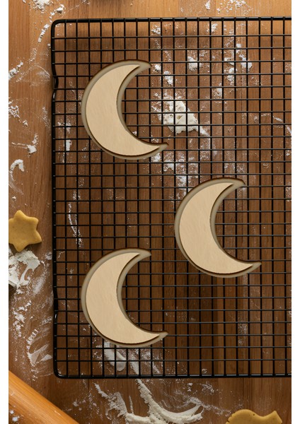 Ay Kurabiye Kalıbı, Hamur Şekillendirici, Bisküvi Kalıbı, Kolay Kesim Ucu fiyatları