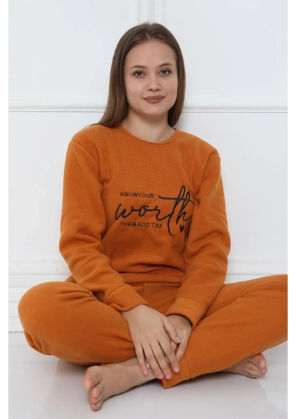 Kadın Peluş Pijama Takımı Ikili Takım fırsatları