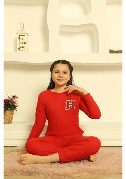 Çocuk Fitilli Pijama Ikili Takım fırsatları