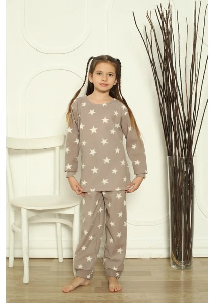 Çocuk Polar Yıldızlı Pijama Takımı indirimleri