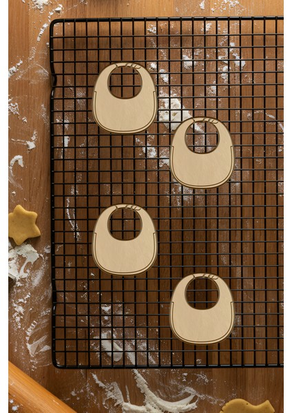 Bebek Önlüğü Kurabiye Kalıbı, Hamur Şekillendirici, Bisküvi Kalıbı, Kolay Kesim Ucu fiyatları