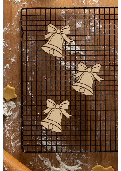 Çan Kurabiye Kalıbı, Hamur Şekillendirici, Bisküvi Kalıbı, Kolay Kesim Ucu fiyatları