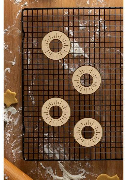 Güneş Kurabiye Kalıbı, Hamur Şekillendirici, Bisküvi Kalıbı, Kolay Kesim Ucu fiyatları