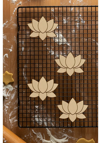 Lotus Kurabiye Kalıbı, Hamur Şekillendirici, Bisküvi Kalıbı, Kolay Kesim Ucu fiyatları