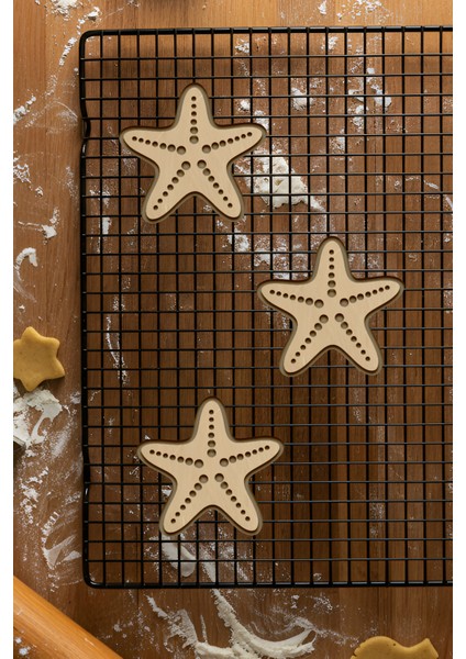 Deniz Yıldızı Kurabiye Kalıbı, Hamur Şekillendirici, Bisküvi Kalıbı, Kolay Kesim Ucu fiyatları