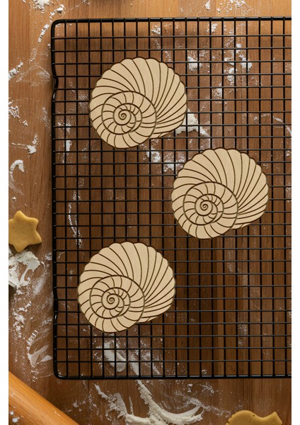 Deniz Kabuğu Kurabiye Kalıbı, Hamur Şekillendirici, Bisküvi Kalıbı, Kolay Kesim Ucu fiyatları