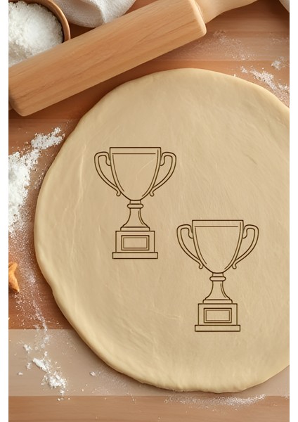 Süper Kupa Kurabiye Kalıbı, Hamur Şekillendirici, Bisküvi Kalıbı, Kolay Kesim Ucu