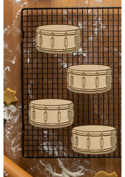 Davul Kurabiye Kalıbı, Hamur Şekillendirici, Bisküvi Kalıbı, Kolay Kesim Ucu fiyatları