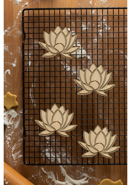 Lotus Kurabiye Kalıbı, Hamur Şekillendirici, Bisküvi Kalıbı, Kolay Kesim Ucu fiyatları