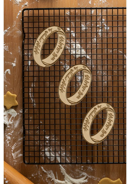 Yüzük Kurabiye Kalıbı, Hamur Şekillendirici, Bisküvi Kalıbı, Kolay Kesim Ucu