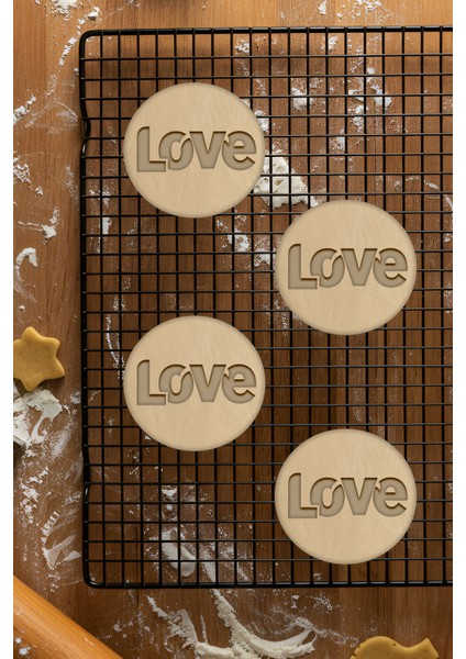 Love Kurabiye Kalıbı, Hamur Şekillendirici, Bisküvi Kalıbı, Kolay Kesim Ucu fiyatları