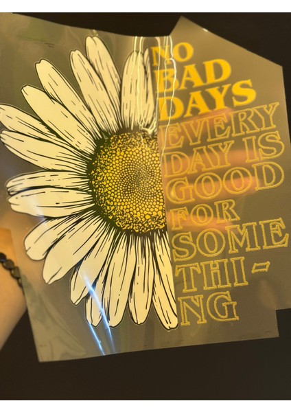 Ütü Ile Yapışan Papatya Çiçek Transfer Baskı Arma 23X21 cm fiyatları