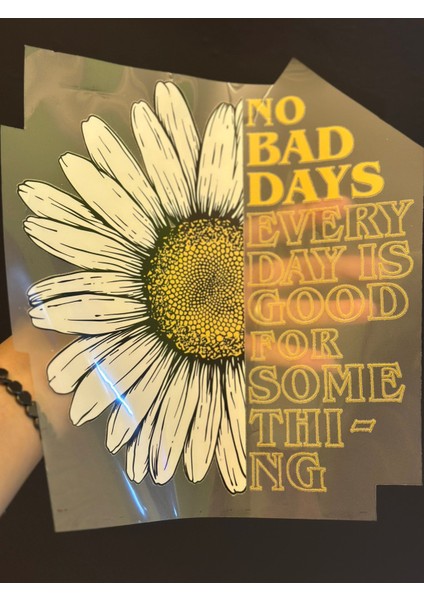 Ütü Ile Yapışan Papatya Çiçek Transfer Baskı Arma 23X21 cm modelleri