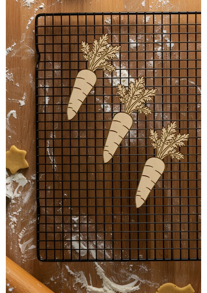 Havuç Kurabiye Kalıbı, Hamur Şekillendirici, Bisküvi Kalıbı, Kolay Kesim Ucu fiyatları