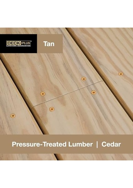 Plus Wood Screws, Self-Drilling, Tan Ceramic, 3-In. x #10, 5-Lbs. -48419 fiyatları