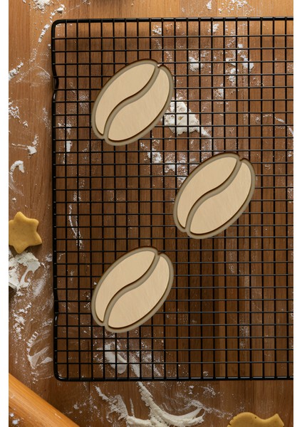 Kahve Çekirdeği Kurabiye Kalıbı, Hamur Şekillendirici, Bisküvi Kalıbı, Kolay Kesim Ucu fiyatları