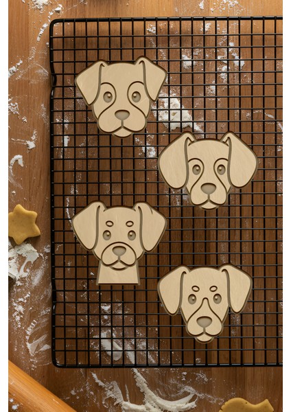 Tatlı Köpek Seti Kurabiye Kalıbı, Hamur Şekillendirici, Bisküvi Kalıbı, Kolay Kesim Ucu fiyatları