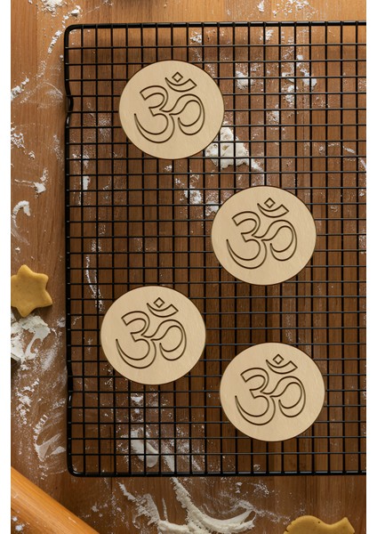 Om Sembol Kurabiye Kalıbı, Hamur Şekillendirici, Bisküvi Kalıbı, Kolay Kesim Ucu fiyatları