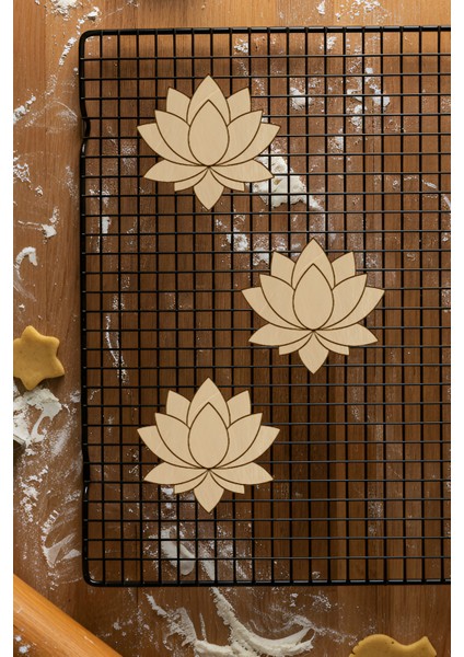 Lotus Kurabiye Kalıbı, Hamur Şekillendirici, Bisküvi Kalıbı, Kolay Kesim Ucu fiyatları