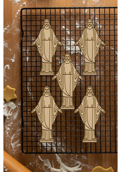 Kurtarıcı Heykel Kurabiye Kalıbı, Hamur Şekillendirici, Bisküvi Kalıbı, Kolay Kesim Ucu fiyatları