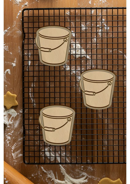 Su Kovası Kurabiye Kalıbı, Hamur Şekillendirici, Bisküvi Kalıbı, Kolay Kesim Ucu fiyatları