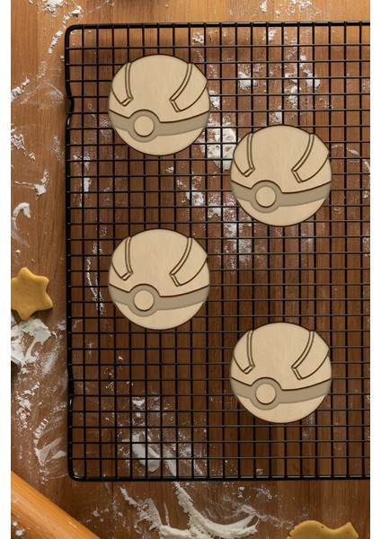 Pokemon Kurabiye Kalıbı, Hamur Şekillendirici, Bisküvi Kalıbı, Kolay Kesim Ucu fiyatları