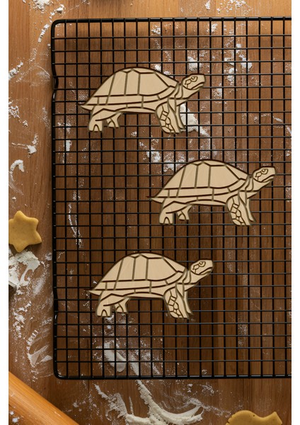 Kaplumbağa Kurabiye Kalıbı, Hamur Şekillendirici, Bisküvi Kalıbı, Kolay Kesim Ucu fiyatları