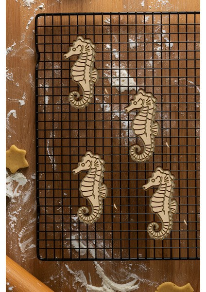 Deniz Atı Kurabiye Kalıbı, Hamur Şekillendirici, Bisküvi Kalıbı, Kolay Kesim Ucu fiyatları