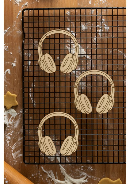 Kulaklık Kurabiye Kalıbı, Hamur Şekillendirici, Bisküvi Kalıbı, Kolay Kesim Ucu fiyatları