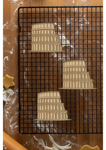 Kolezyum Kurabiye Kalıbı, Hamur Şekillendirici, Bisküvi Kalıbı, Kolay Kesim Ucu fiyatları