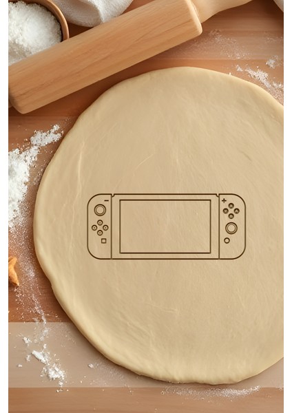 Oyun Konsolu Kumanda Kurabiye Kalıbı, Hamur Şekillendirici, Bisküvi Kalıbı, Kolay Kesim Ucu