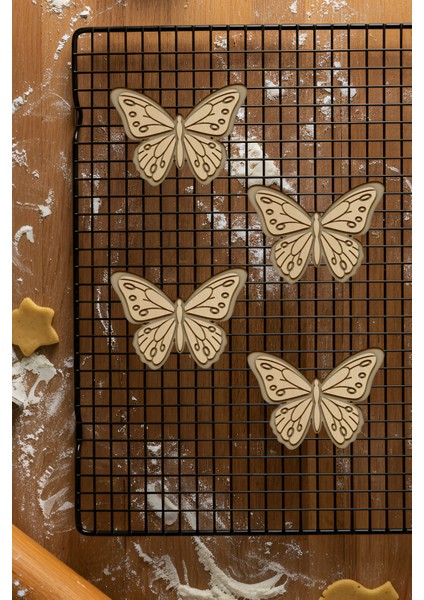 Kelebek Kurabiye Kalıbı, Hamur Şekillendirici, Bisküvi Kalıbı, Kolay Kesim Ucu fiyatları