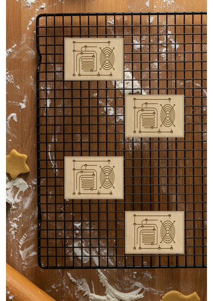 Madenci Kurabiye Kalıbı, Hamur Şekillendirici, Bisküvi Kalıbı, Kolay Kesim Ucu fiyatları