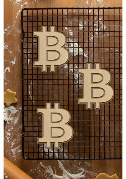 Bitcoin Kurabiye Kalıbı, Hamur Şekillendirici, Bisküvi Kalıbı, Kolay Kesim Ucu fiyatları