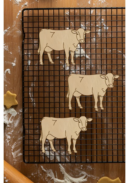 Inek Kurabiye Kalıbı, Hamur Şekillendirici, Bisküvi Kalıbı, Kolay Kesim Ucu fiyatları