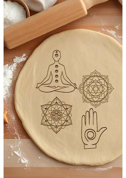 Ruhsal Uyanış Kurabiye Kalıbı, Hamur Şekillendirici, Bisküvi Kalıbı, Kolay Kesim Ucu