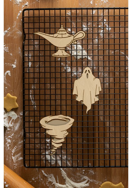 Alaaddin Seti Kurabiye Kalıbı, Hamur Şekillendirici, Bisküvi Kalıbı, Kolay Kesim Ucu fiyatları