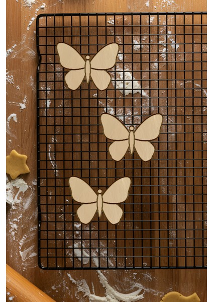 Kelebek Kurabiye Kalıbı, Hamur Şekillendirici, Bisküvi Kalıbı, Kolay Kesim Ucu fiyatları