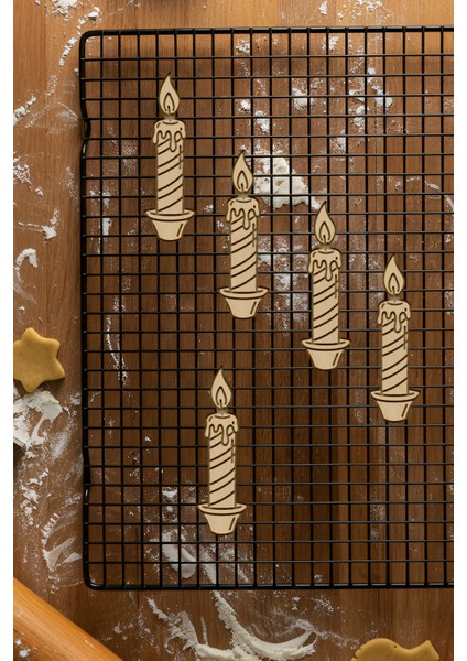 Mum Kurabiye Kalıbı, Hamur Şekillendirici, Bisküvi Kalıbı, Kolay Kesim Ucu fiyatları