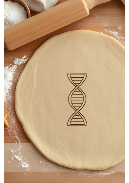 Dna Kurabiye Kalıbı, Hamur Şekillendirici, Bisküvi Kalıbı, Kolay Kesim Ucu