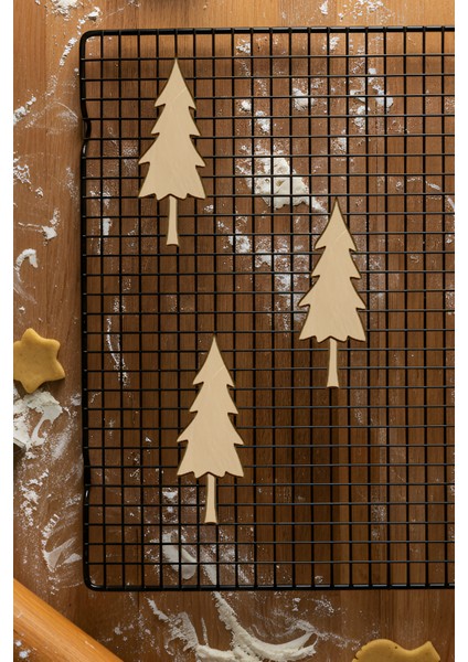 Ağaç Kurabiye Kalıbı, Hamur Şekillendirici, Bisküvi Kalıbı, Kolay Kesim Ucu fiyatları