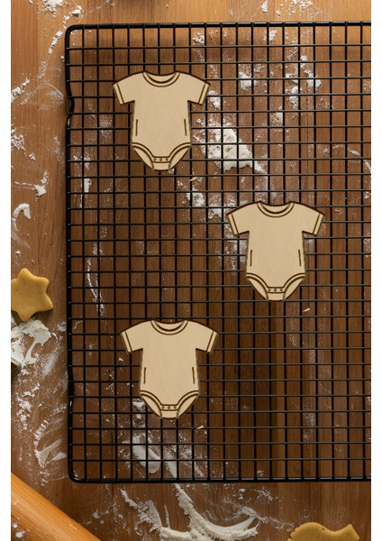 Bebek Giysisi Kurabiye Kalıbı, Hamur Şekillendirici, Bisküvi Kalıbı, Kolay Kesim Ucu fiyatları