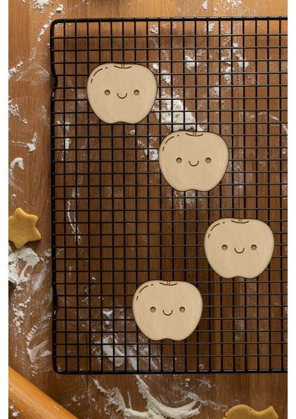 Elma Kurabiye Kalıbı, Hamur Şekillendirici, Bisküvi Kalıbı, Kolay Kesim Ucu fiyatları