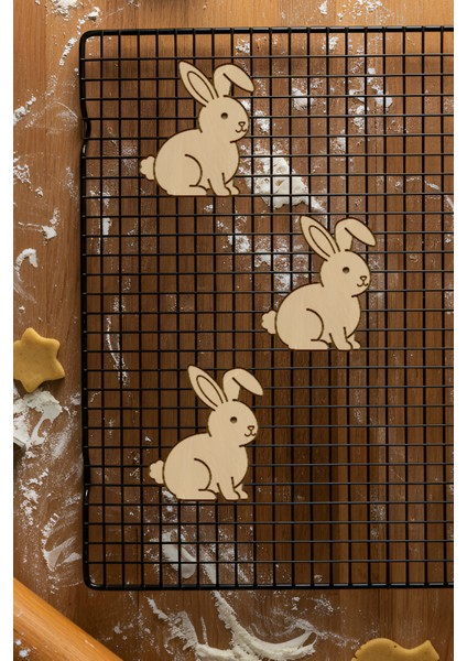 Tavşan Kurabiye Kalıbı, Hamur Şekillendirici, Bisküvi Kalıbı, Kolay Kesim Ucu fiyatları